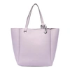Jw Anderson Chain Cabas Leather Tote Bag In Purple