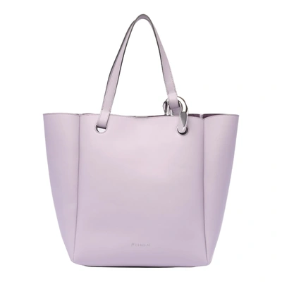 Jw Anderson Chain Cabas Hand Bag In Lilac