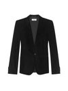 Saint Laurent 1 Bt Jacket In Noir