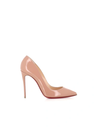 Christian Louboutin Pigalle Heels 120 Patent Leather In Nude