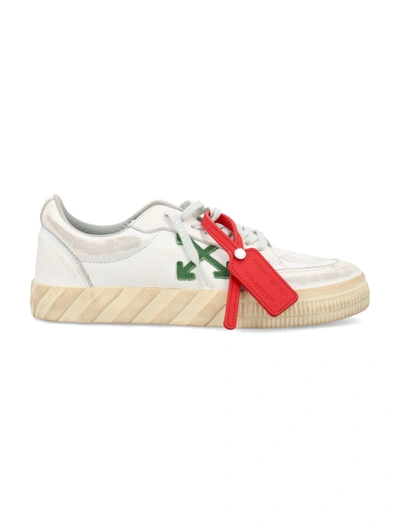Off-white Low Vulcanized Distressed White Purple In White/green