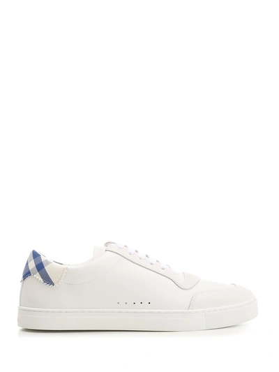 Burberry White Leather Sneaker