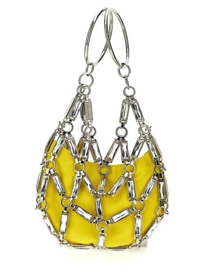 Dsquared2 Cage Handbag In Yellow