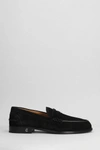 CHRISTIAN LOUBOUTIN CHRISTIAN LOUBOUTIN NO PENNY LOAFERS IN BLACK SUEDE