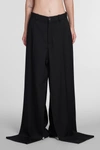 BALENCIAGA BALENCIAGA PANTS IN BLACK WOOL