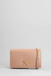 OFF-WHITE OFF-WHITE WALLET IN ROSE-PINK LEATHER
