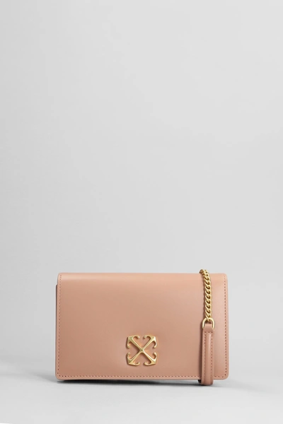 Off-white Wallet In Rose-pink Leather