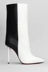 CHRISTIAN LOUBOUTIN CHRISTIAN LOUBOUTIN ASTRILARGE BOOTY 100 BOOTS IN WHITE LEATHER