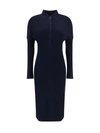 Ferragamo Elegant Wool Blend Jacket For Women In Blue