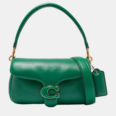Pre-owned Coach Green Nappa Leather Shoulder Bag