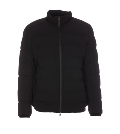 Woolrich Bering Stretch Down Jacket  In Black