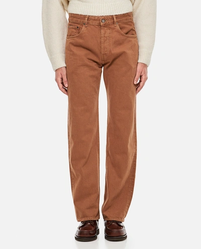 Jacquemus Le De Nimes Fresa Cotton Denim In Beige