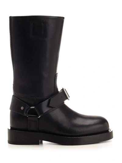 BURBERRY BURBERRY SADDLE HIGH BOOTS