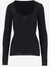 Jacquemus La Maille Dao Mohair-blend Sweater In Black