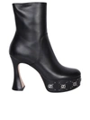 GUCCI GUCCI PLATFORM BOOT WITH GG STUDS