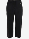 Jacquemus Le Pantalon Cropped Trousers In Black