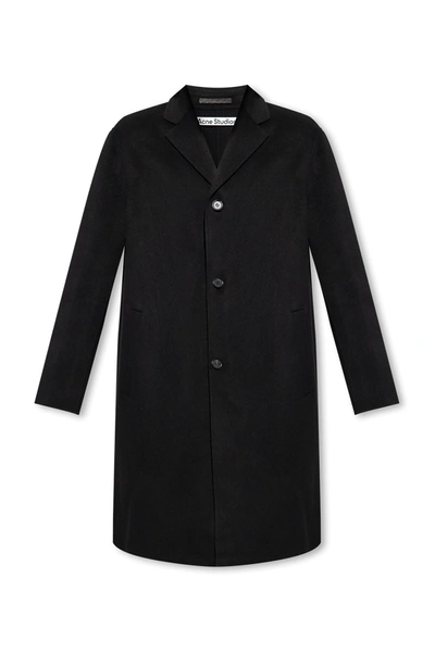 Acne Studios Three-buttoned Coat In Black