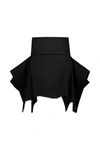 Comme Des Garçons Cape In Black