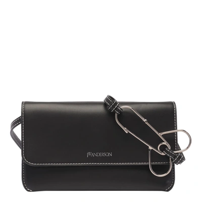 Jw Anderson J.w. Anderson Penis Pin Phone Pouch In Black