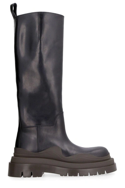 Bottega Veneta Vegetally-tanned High Boots In Black-cp-cp