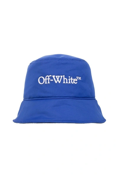 OFF-WHITE OFF-WHITE LOGO EMBROIDERED BUCKET HAT