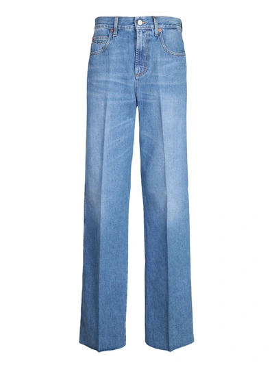 GUCCI GUCCI OVERSIZE BLUE JEANS