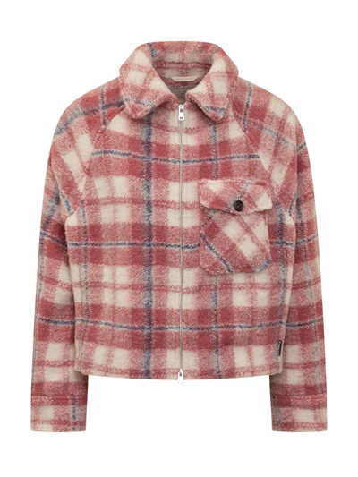 Woolrich Gentry Jacket In Dry Rose Check