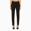 GUCCI GUCCI REGULAR BLACK MOHAIR TROUSERS