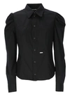 Dsquared2 Logo-plaque Button-up Shirt In Default Title