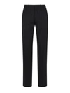 OFF-WHITE OFF-WHITE MID-RISE STRAIGHT LEG TROUSERS