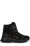 GUCCI GUCCI MESH PANELLED LACE-UP BOOTS