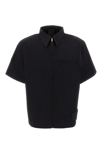 Givenchy Zipped Short-sleeved Shirt In Default Title