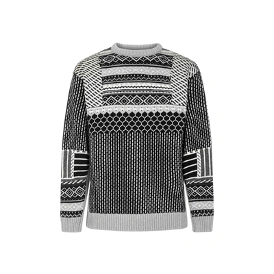 Off-white Wool Sweater In Gray