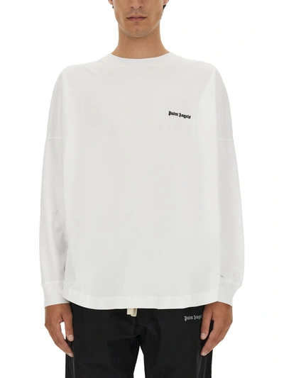 Palm Angels Sweatshirt With Logo In Multicolor