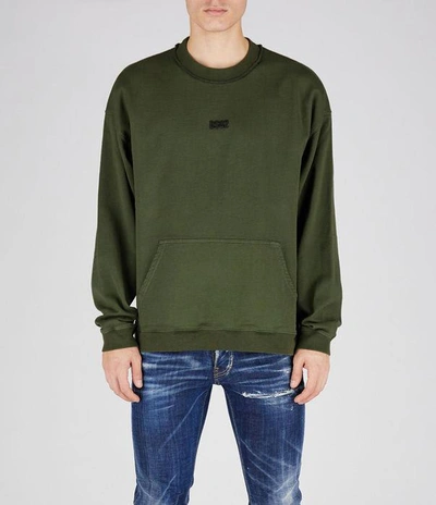 Dsquared2 Sweatshirt In Military Green