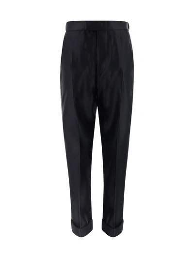 Tom Ford Trousers In Nero