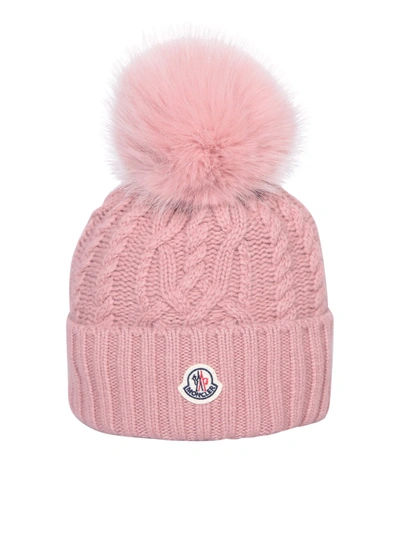 Moncler Pom-pom Pink Beanie