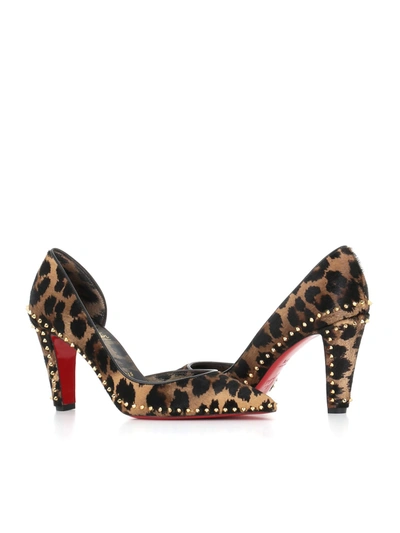 Christian Louboutin Décolleté Vidura 85 In Spotted