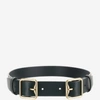 BURBERRY BURBERRY DOUBLE LEATHER B BUCKLE BELT