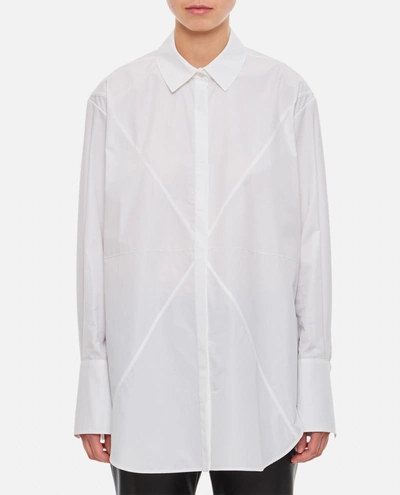 Loewe Cotton Puzzle Fold Shirt In White