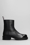 ACNE STUDIOS ACNE STUDIOS ANKLE BOOTS IN BLACK LEATHER