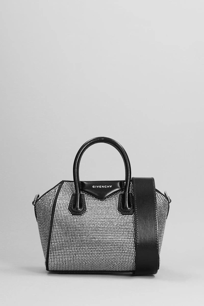 GIVENCHY GIVENCHY ANTIGONA SHOULDER BAG IN BLACK LEATHER