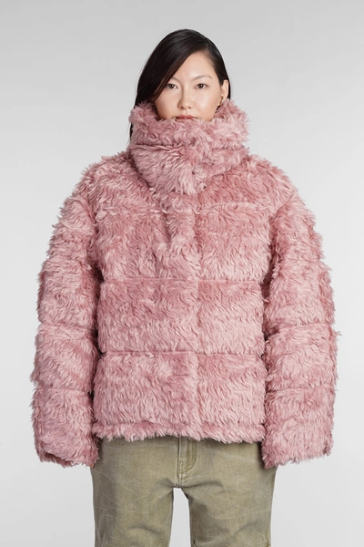 Acne Studios Puffer In Rose-pink Acrylic