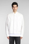 GIVENCHY GIVENCHY BOMBER IN WHITE LEATHER