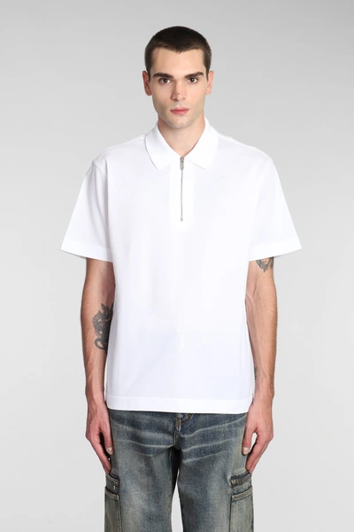 Givenchy Polo In White Cotton