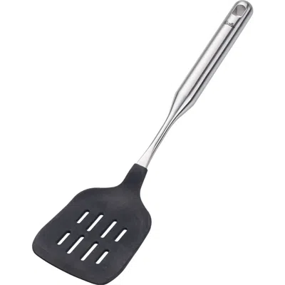81025290 Essential Cooking Utensils Silicone Turner In Silver