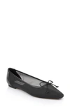 BADGLEY MISCHKA CAM POINTED TOE BALLET FLAT