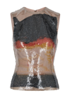 16arlington Nage Printed Sequin-embellished Tank In Multicoloured