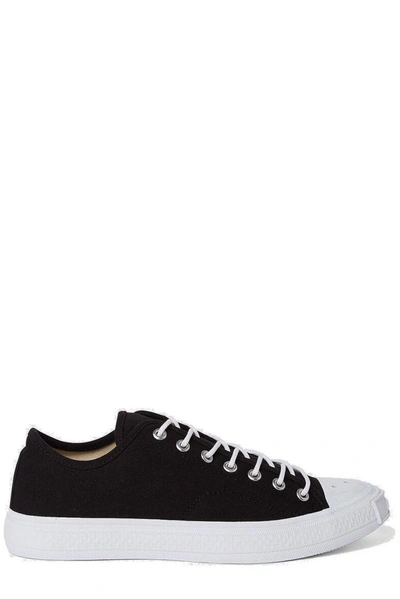 Acne Studios Low-top Lace-up Trainers In Black