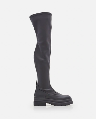 Jw Anderson Knee High Boots In Black